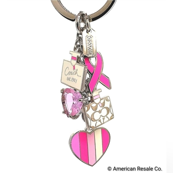 Vintage COACH BCA Keychain Fob Purse Charm NWOT